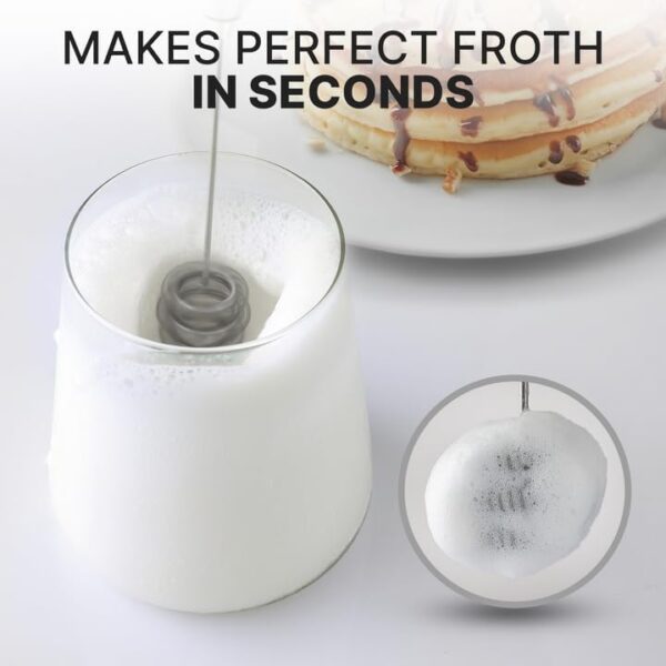 ZK Milk Frother OG Tornado Whisk w Stand - Image 6
