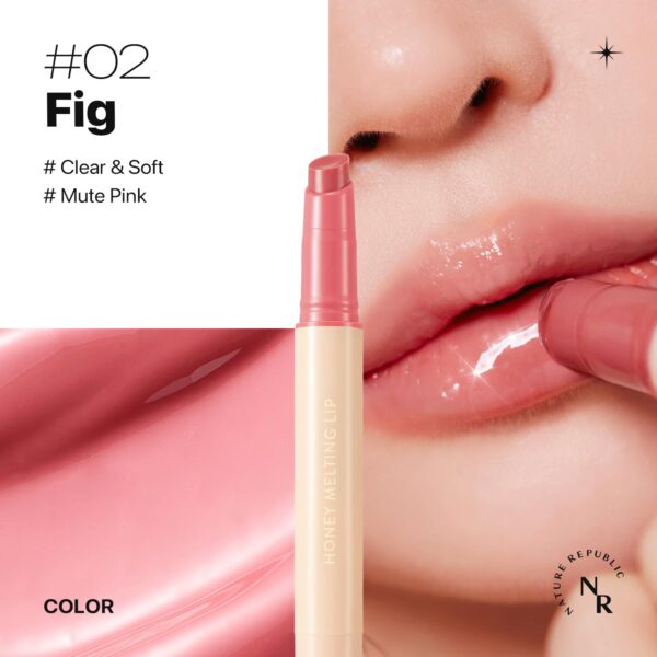 Nature Republic HONEY MELTING LIP (02 FIG) SOFT LIP STICK - Image 6