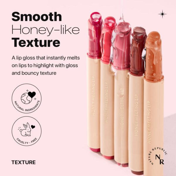 Nature Republic HONEY MELTING LIP (02 FIG) SOFT LIP STICK - Image 5