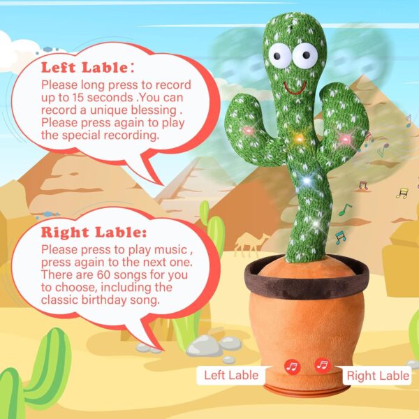 Dancing Talking Cactus Toy - Image 2
