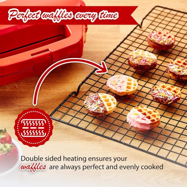 Mini Waffle Maker, Waffle Maker For Kids, Small Waffle Maker Mini - Image 6