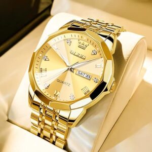 OLEVS Men Watches Large Face Watch for Men