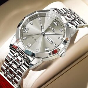 OLEVS Men Watches Large Face Watch for Men